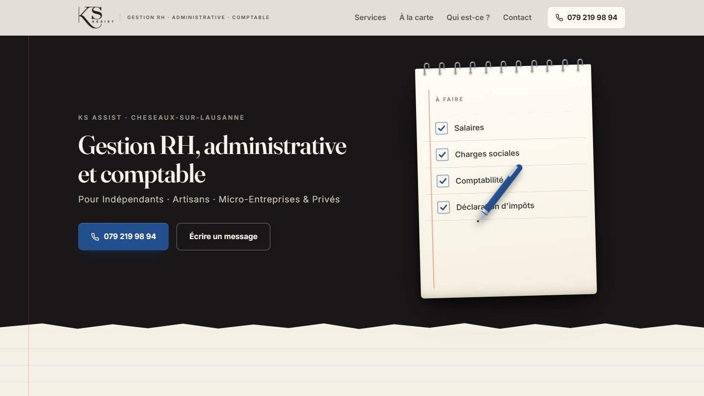 Après · le site fini